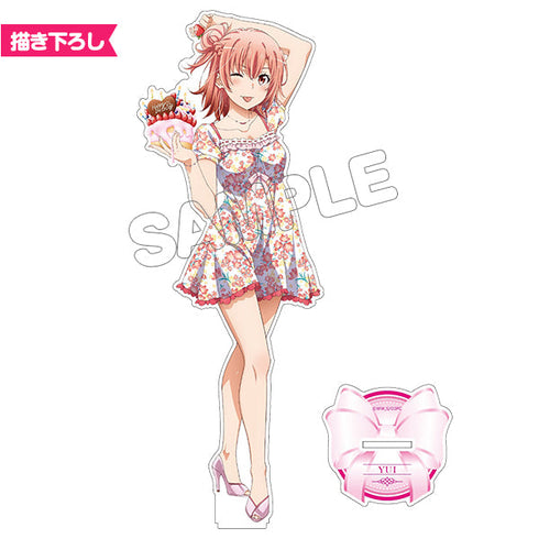 『やはり俺の青春ラブコメはまちがっている。完』アクリルフィギュアL/由比ヶ浜結衣お花柄